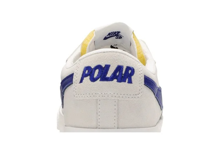 Кроссовки Polar Skate Co x Nike Blazer Low SB QS 'Summit White Deep Royal'