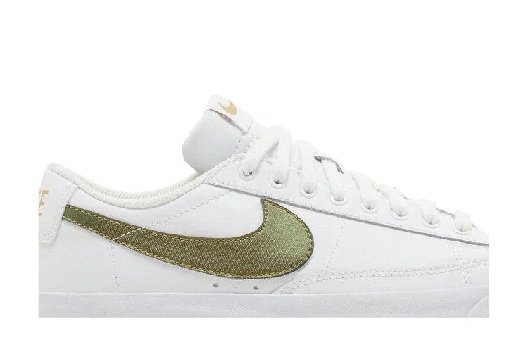 Кроссовки Nike Blazer Low Premium 'White Metallic Gold'