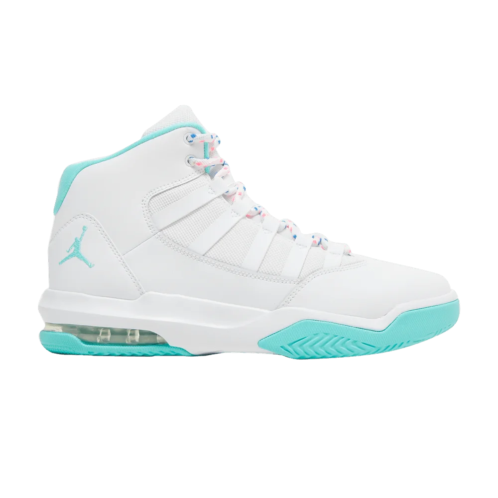 Krossovki-Air-Jordan-Max-Aura-GS-White-Aurora-Green