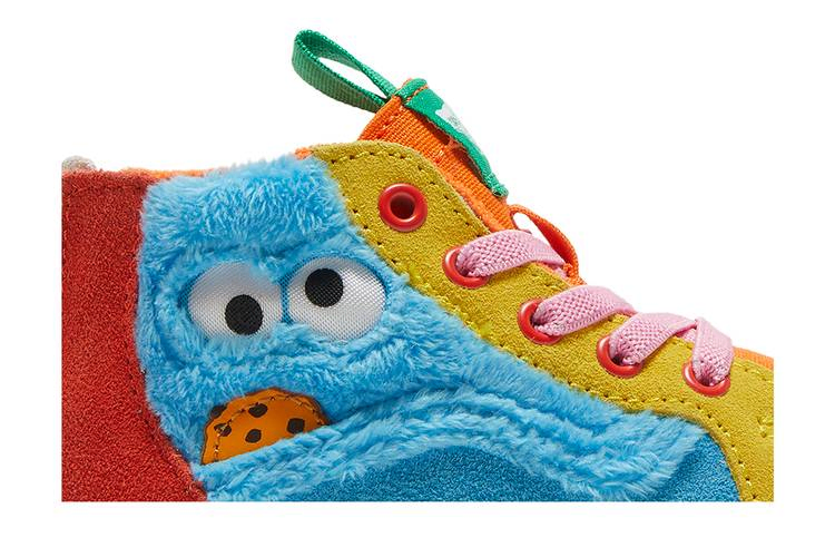 Кроссовки Sesame Street x Vans Sk8-Hi Zip Toddler 'Cookie Monster'