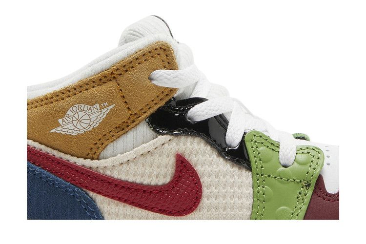 Кроссовки Air Jordan 1 Mid SE TD 'Messy Room'