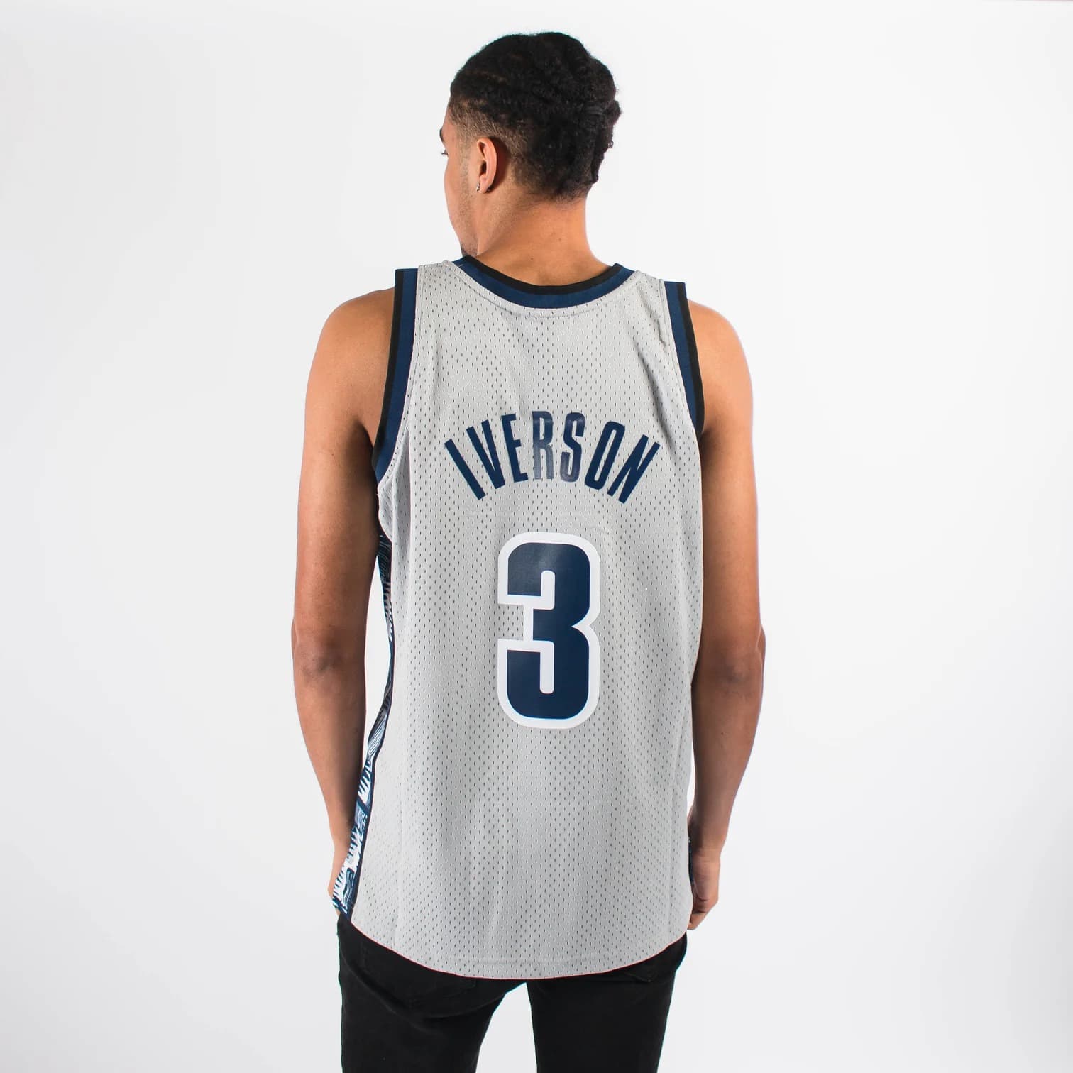 Баскетбольная джерси Mitchell & Ness Allen Iverson Georgetown Hoyas College NCAA Swingman Jersey