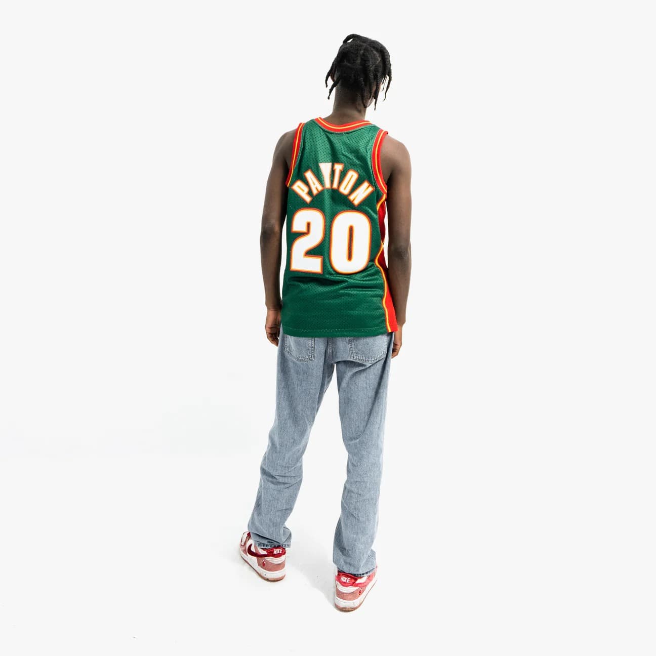 Баскетбольная джерси 1995-96 Seattle Supersonics Gary Payton #20 Swingman Hardwood Classics Green Jersey