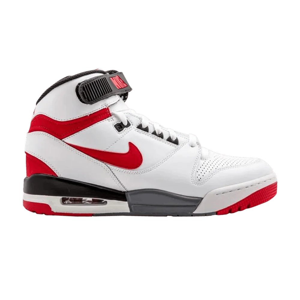 Krossovki-Nike-Air-Revolution-White-Red