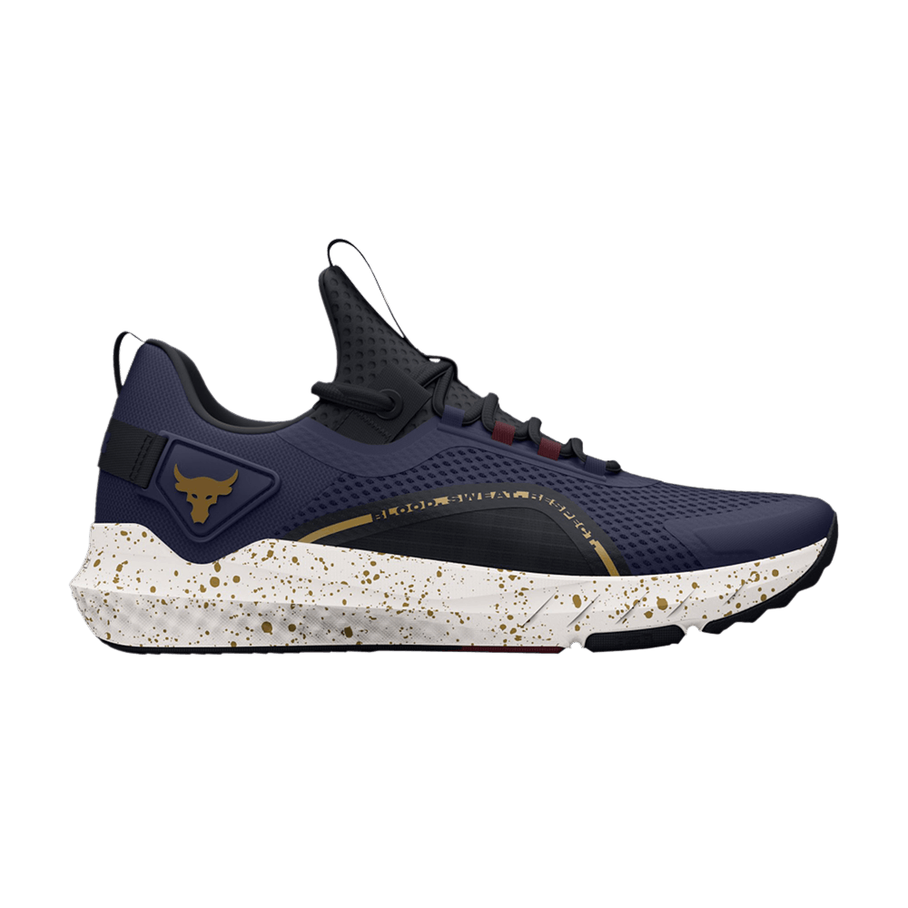 Кроссовки Under Armour Project Rock BSR 3 'Midnight Navy Metallic Gold'