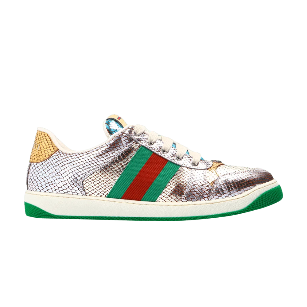 Krossovki-Gucci-Screener-Metallic-Python