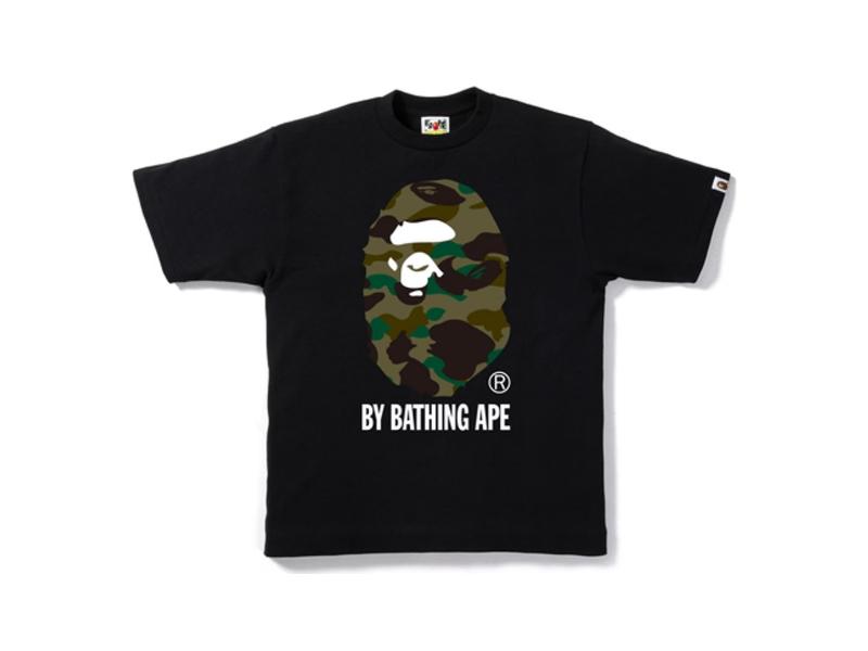 Футболка BAPE 1st Camo By Bathing Tee Black/Olive Drab
