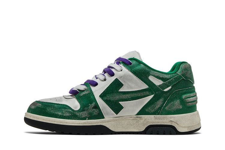 Кроссовки Off-White Out of Office Vintage Leather 'White Green'