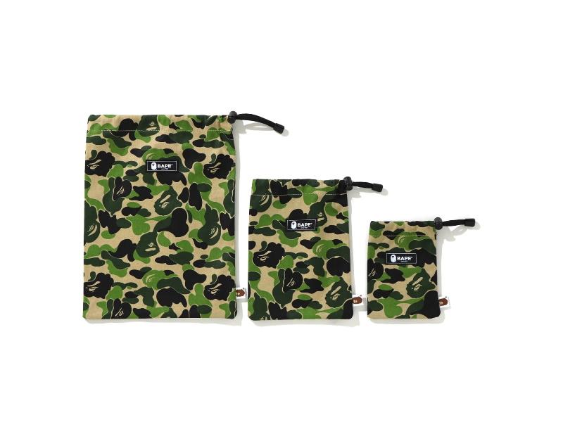 Набор чехлов для гаджетов BAPE ABC Pouch (Set of 3) Green
