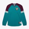 Mitchell-Ness-Teal-Anaheim-Ducks-Vintage-Logo-Thermal-Henley-Top-100x100