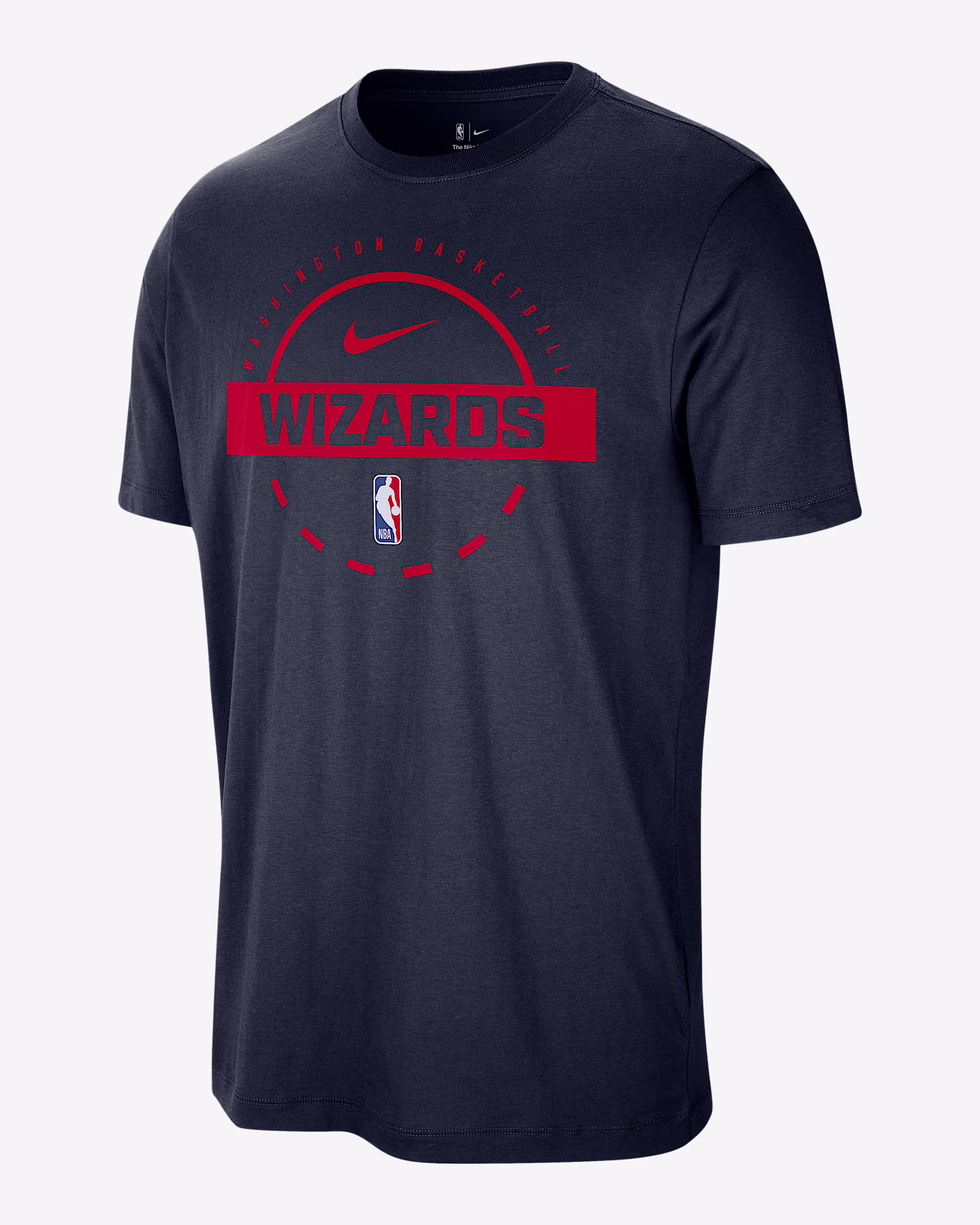 Мужская тренировочная футболка Nike NBA Washington Wizards College Navy