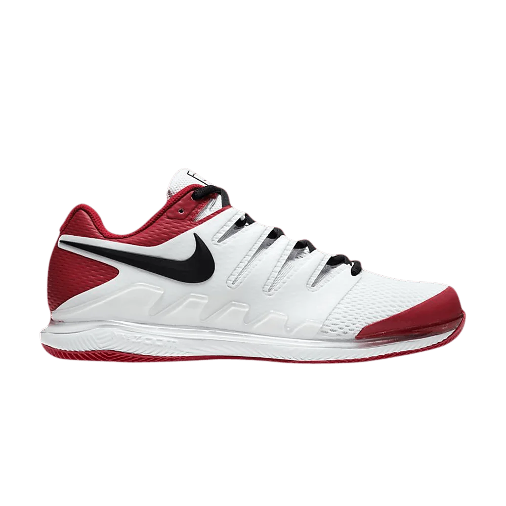 Krossovki-Nike-Court-Air-Zoom-Vapor-X-HC-White-University-Red