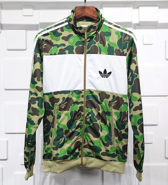 Олимпийка BAPE x adidas ABC Camo Track Jacket Green
