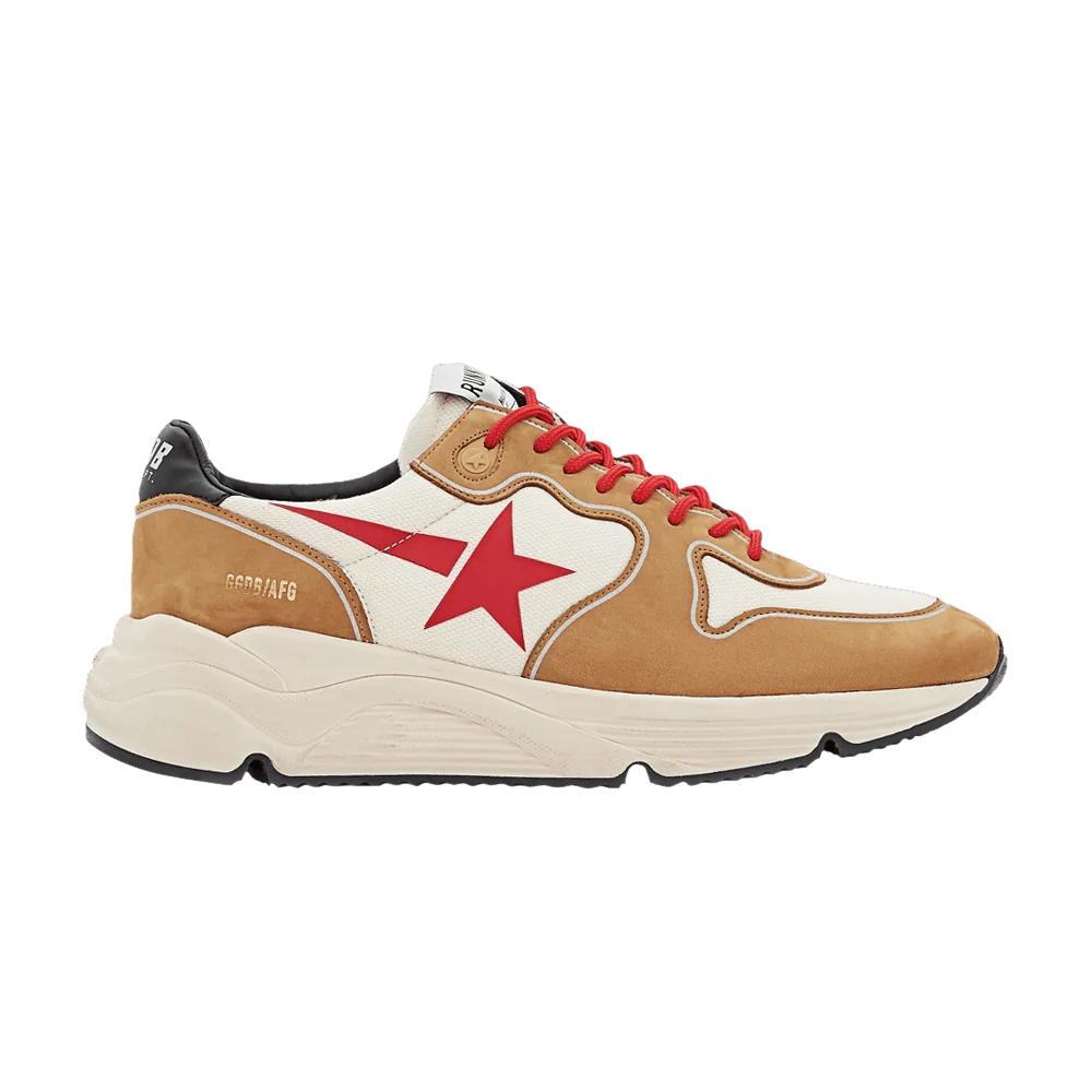 Krossovki-Golden-Goose-Running-Sole-Camel-Brown-Red