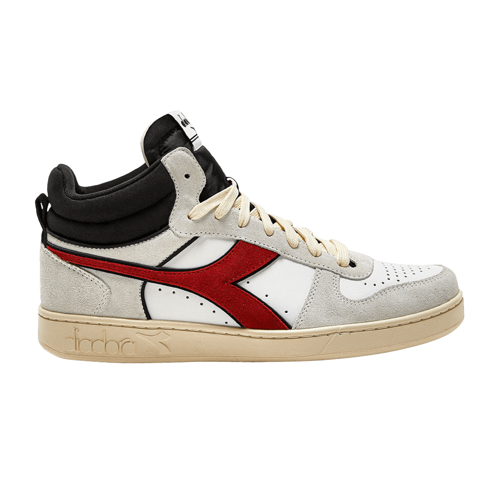 Кроссовки Diadora Magic Basket Demi Cut 'White Ferrari Red Italy'