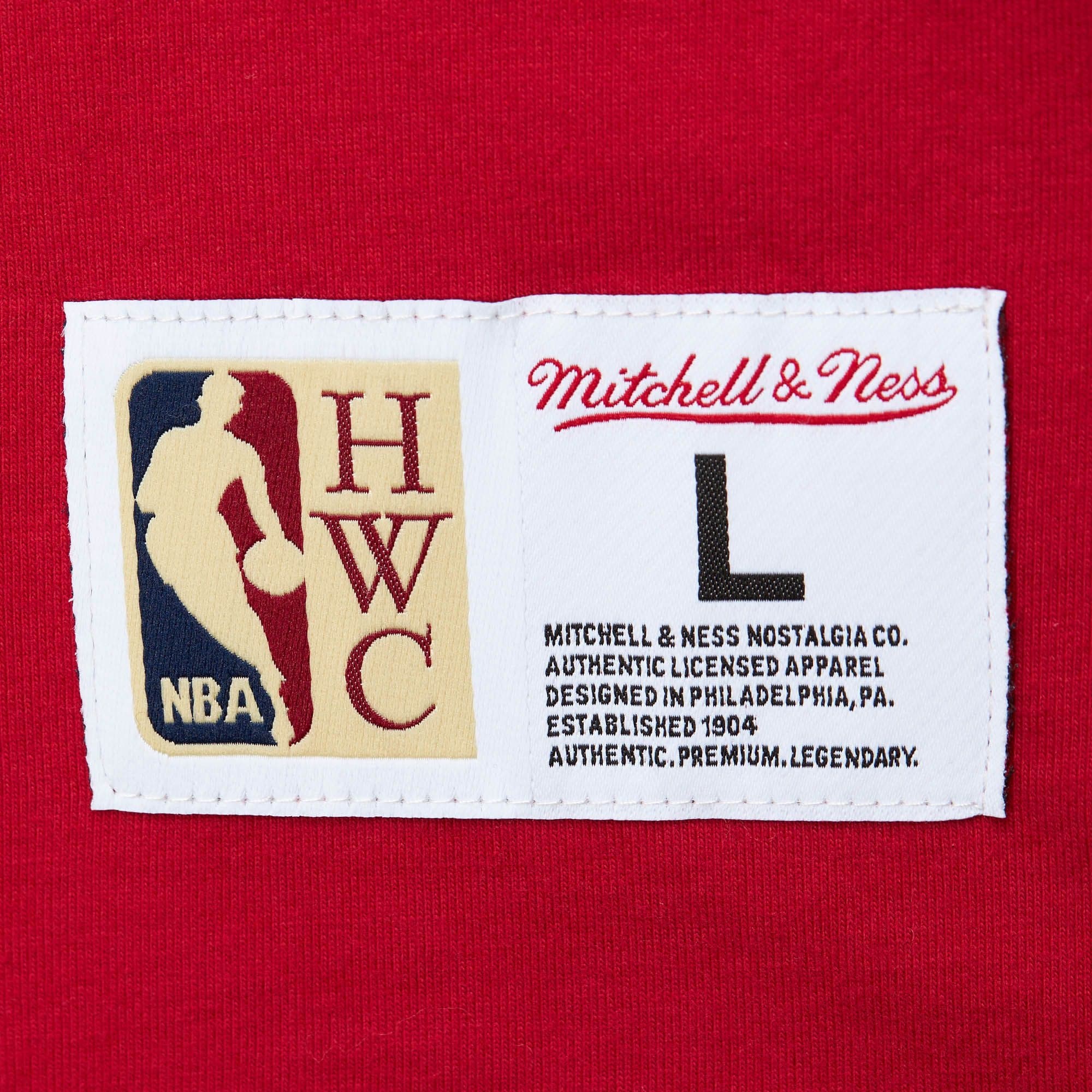 Футболка Mitchell & Ness Heavyweight Premium Player Vintage Logo Houston Rockets Hakeem Olajuwon T-Shirt