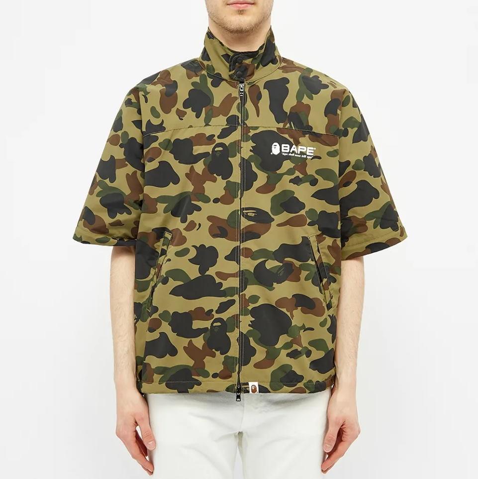 Куртка BAPE 1st Camo Classic Rain Jacket Green