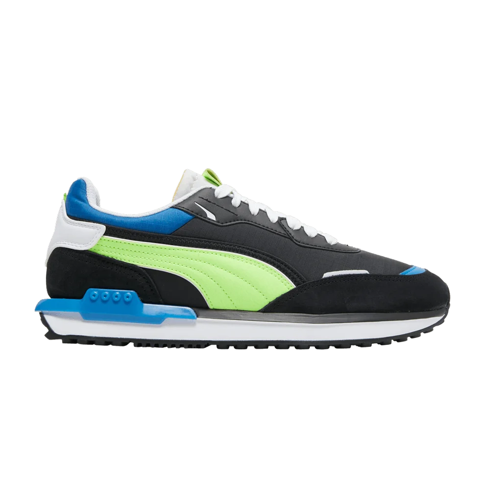 Krossovki-Puma-City-Rider-Electric-Black-Green-Glare