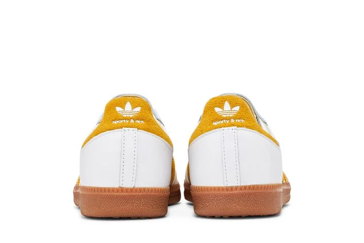 Кроссовки Sporty & Rich x adidas Samba OG 'White Bold Gold'