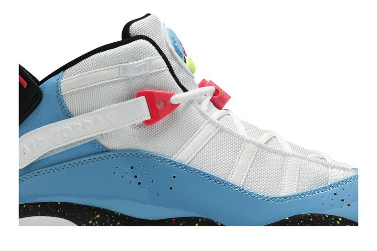 Кроссовки Air Jordan 6 Rings 'Blue Fury Cyber Pink'