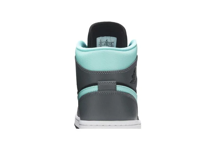 Кроссовки Air Jordan 1 Mid 'Grey Aqua'