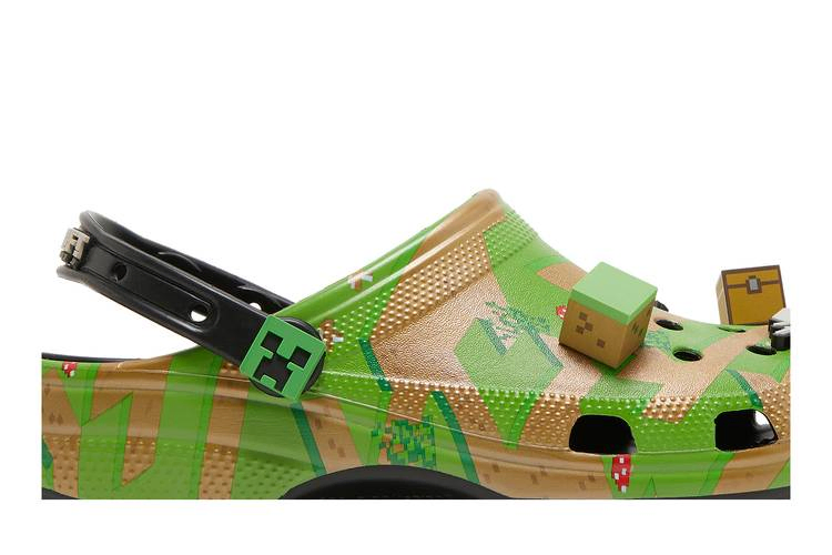 Кроссовки Crocs Minecraft x Classic Clog 'Grass Block'