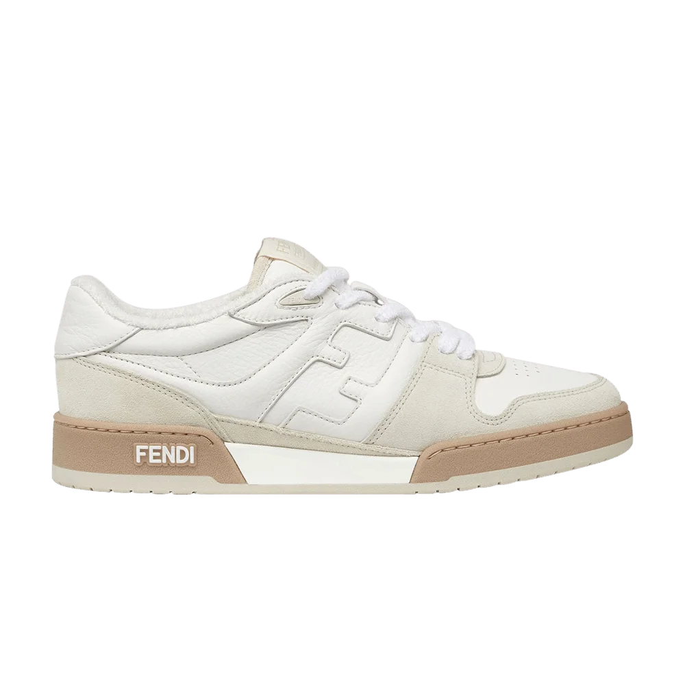 Krossovki-Fendi-Match-White-Beige