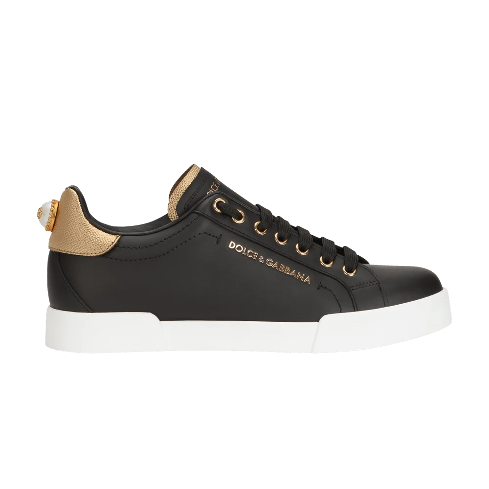 Krossovki-Dolce-Gabbana-Wmns-Portofino-Black-Gold