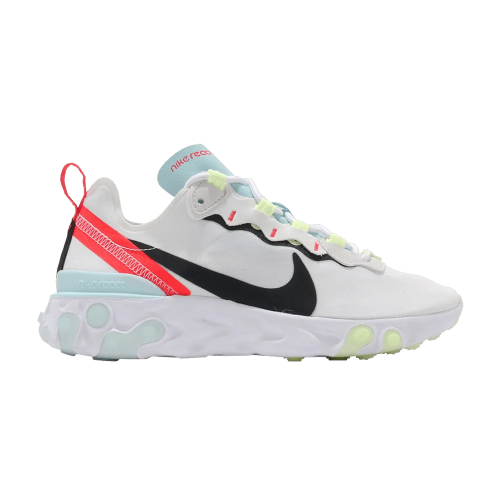 Кроссовки Nike Wmns React Element 55 'White Black Blue'