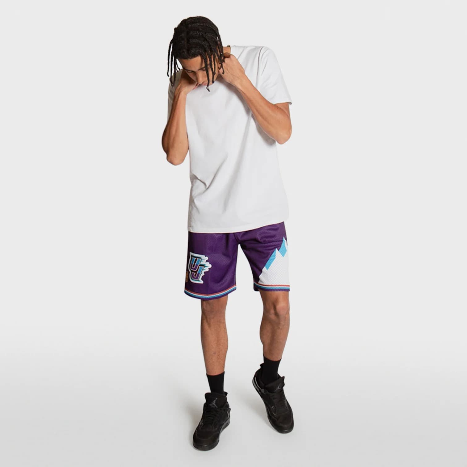 Спортивные шорты Mitchell & Ness Utah Jazz 1996-97 Hardwood Classics Throwback Swingman NBA Shorts