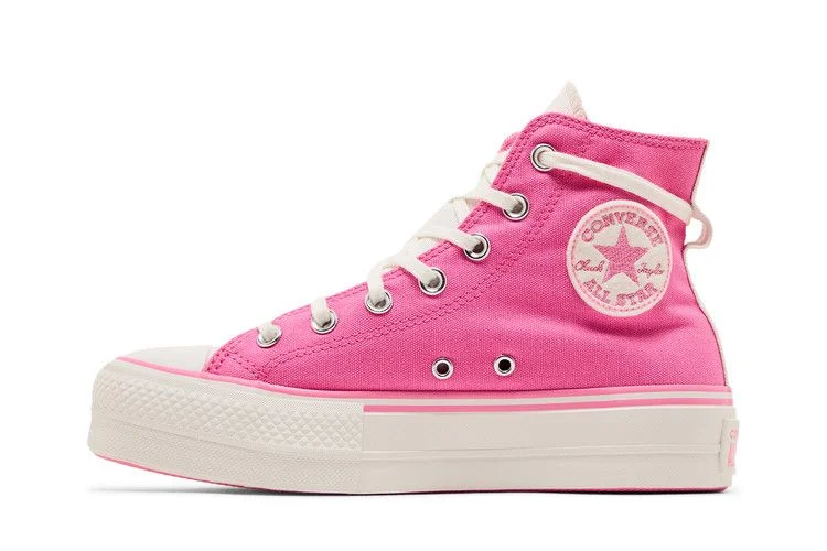Кроссовки Converse Wmns Chuck Taylor All Star Lift Platform Retro Varsity High 'Oops Pink'