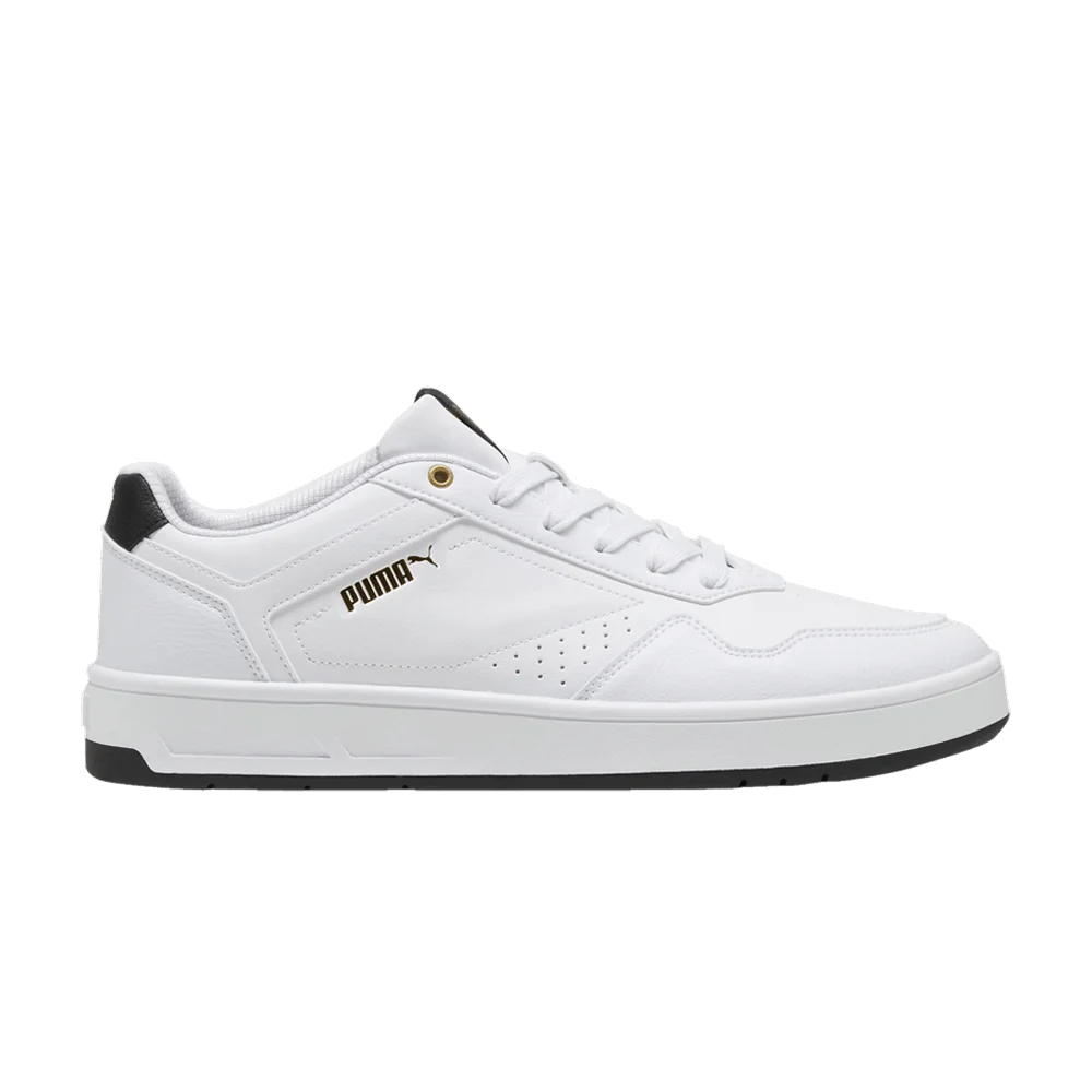 Кроссовки Puma Court Classic 'White Black Gold'