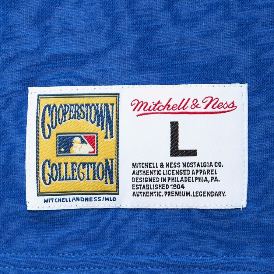 Футболка Mitchell & Ness Royal Atlanta Braves Cooperstown Collection Legendary Slub T-Shirt