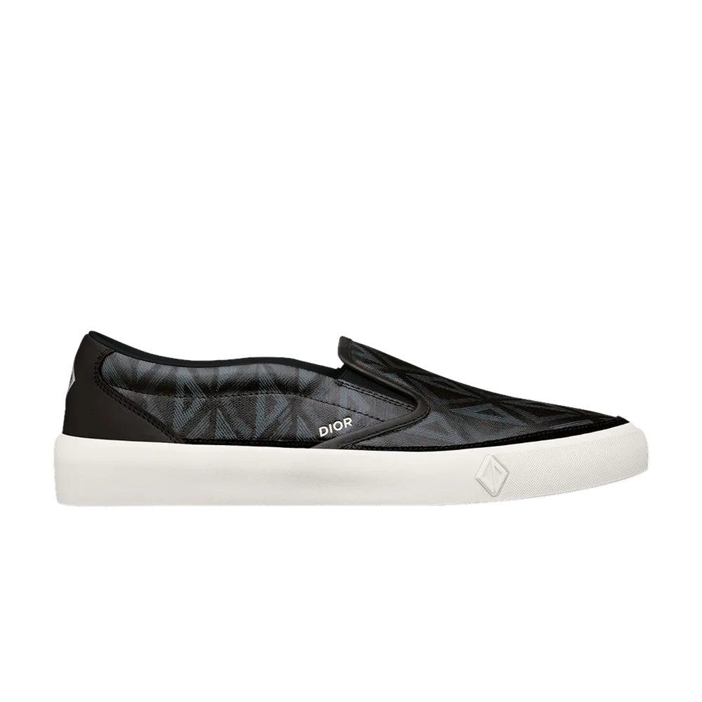 Krossovki-Dior-B101-Slip-On-Sneaker-CD-Diamond-Black