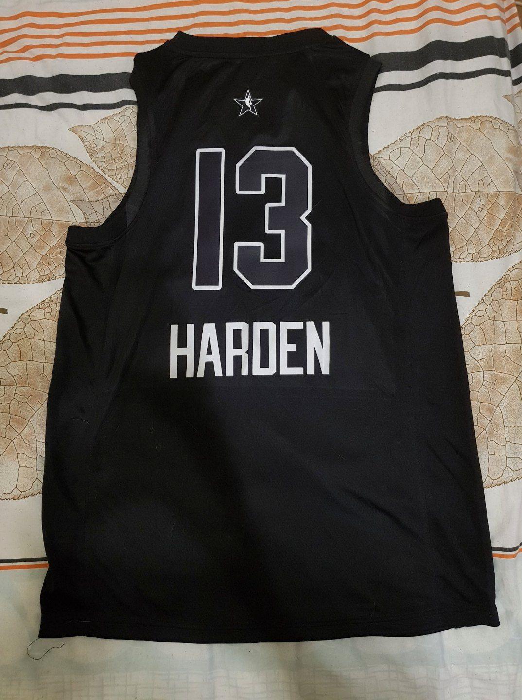 Баскетбольная джерси 2018 All-Star Rockets James Harden #13 Black Swingman Jersey