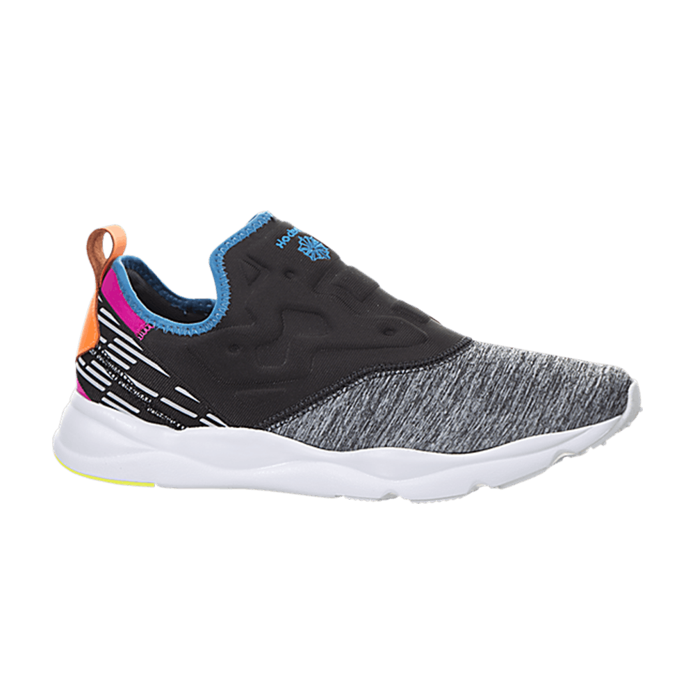 Кроссовки Reebok Wmns FuryLite Slip-On Lux 'Coal'