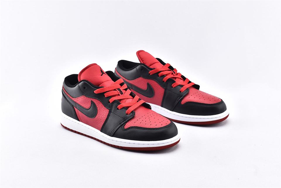 Air-Jordan-1-Low-BG-Gym-Red-Black-2