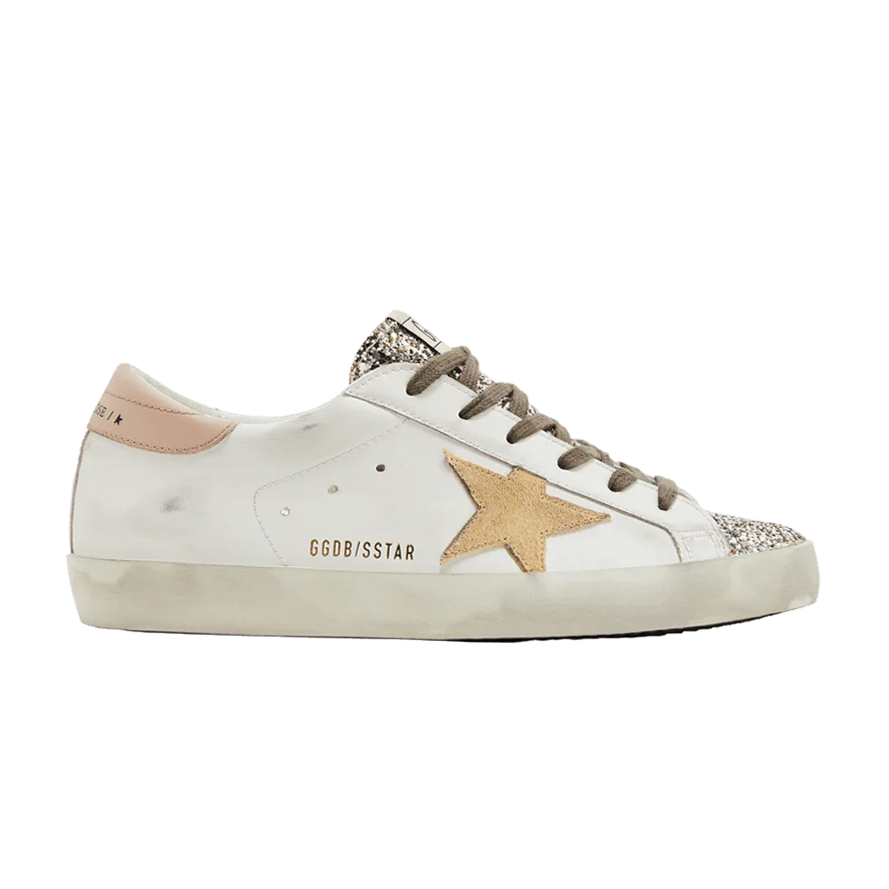 Кроссовки Golden Goose Wmns Superstar 'Platinum Glitter Toe'