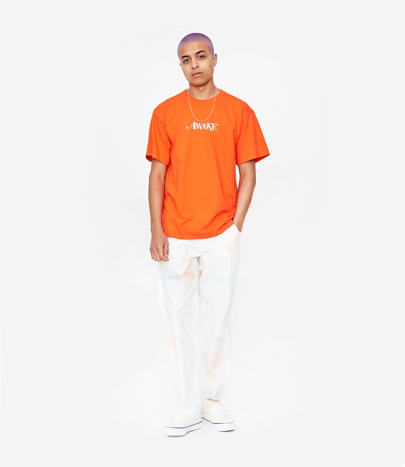 Футболка Awake Classic Logo Tee Red Orange