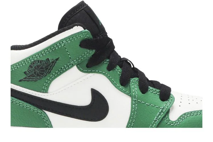 Кроссовки Air Jordan 1 Mid SE PS 'Pine Green'