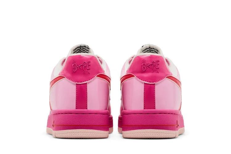 Кроссовки Kaws x Bapesta FS-029 Low 'Chompers - Pink'