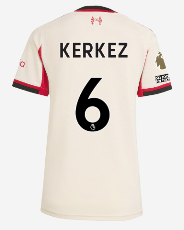 Женское футбольное джерси Liverpool FC adidas Womens 25/26 Away Jersey KERKEZ 6