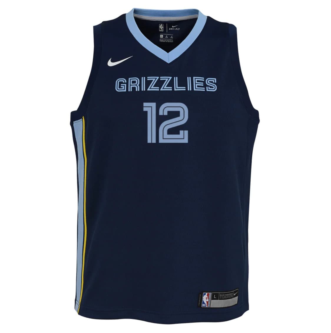 2022-23-Memphis-Grizzlies-Ja-Morant-12-Youth-Swingman-Icon-Edition-Navy-Jersey-5