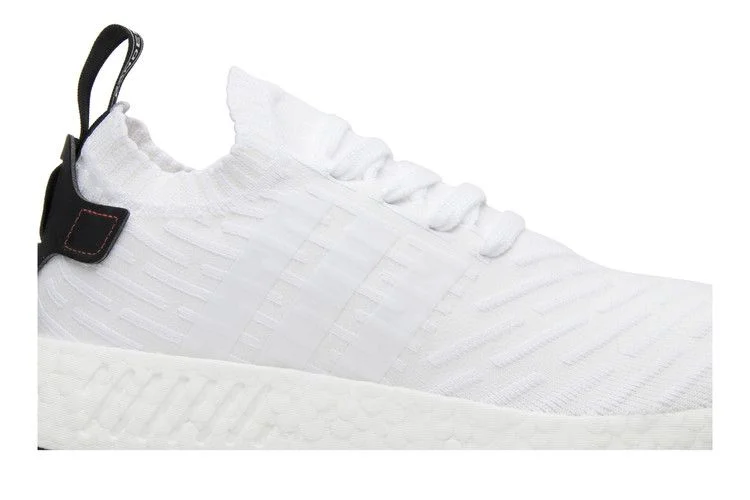 Кроссовки Adidas NMD_R2 Primeknit 'White Black'