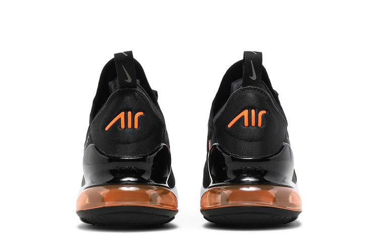 Кроссовки Nike Air Max 270 GS 'Black Total Orange'