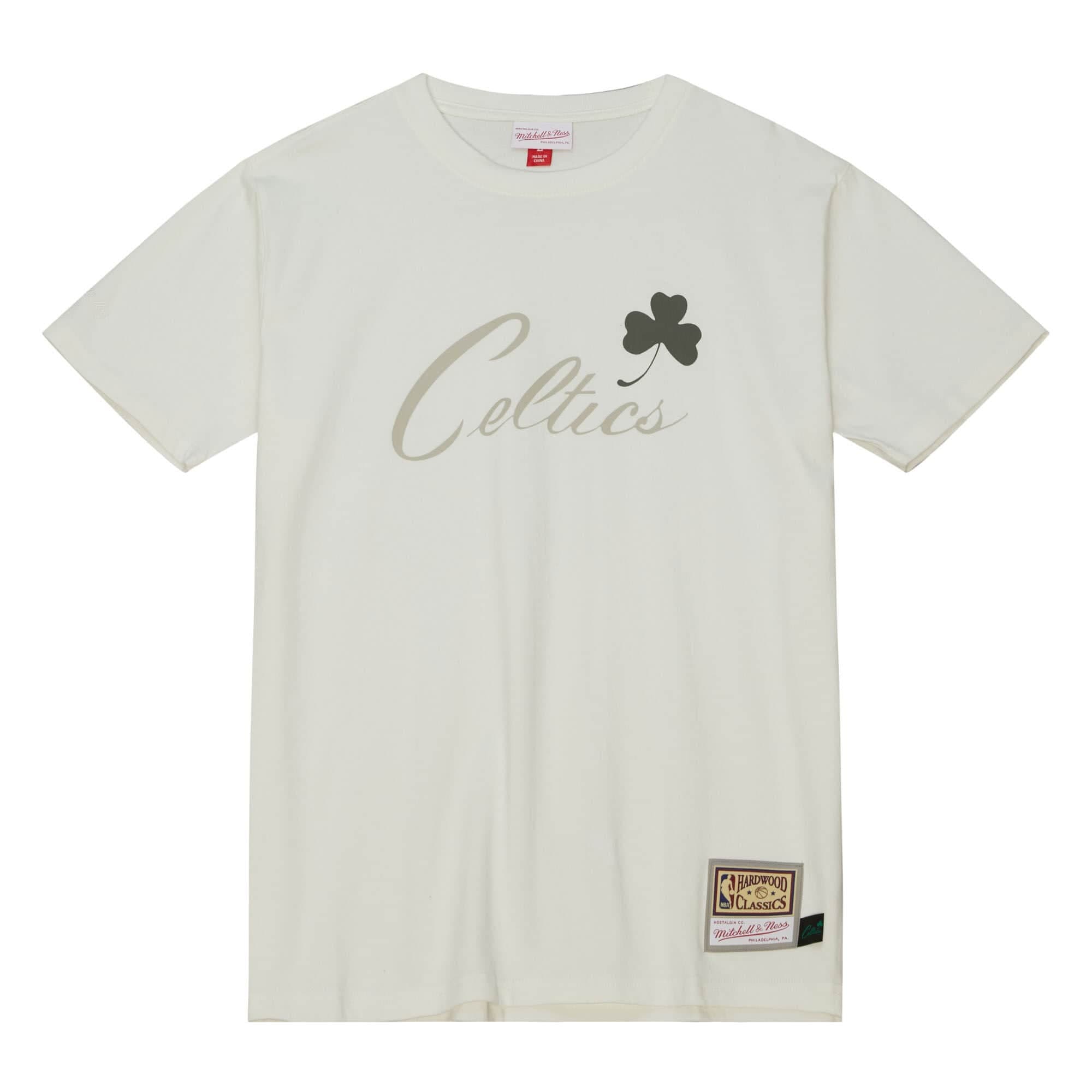 Футболка Mitchell & Ness Cream SS Boston Celtics T-Shirt