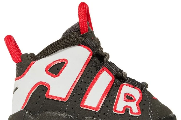 Кроссовки Nike Air More Uptempo TD 'Medium Ash Siren Red White'