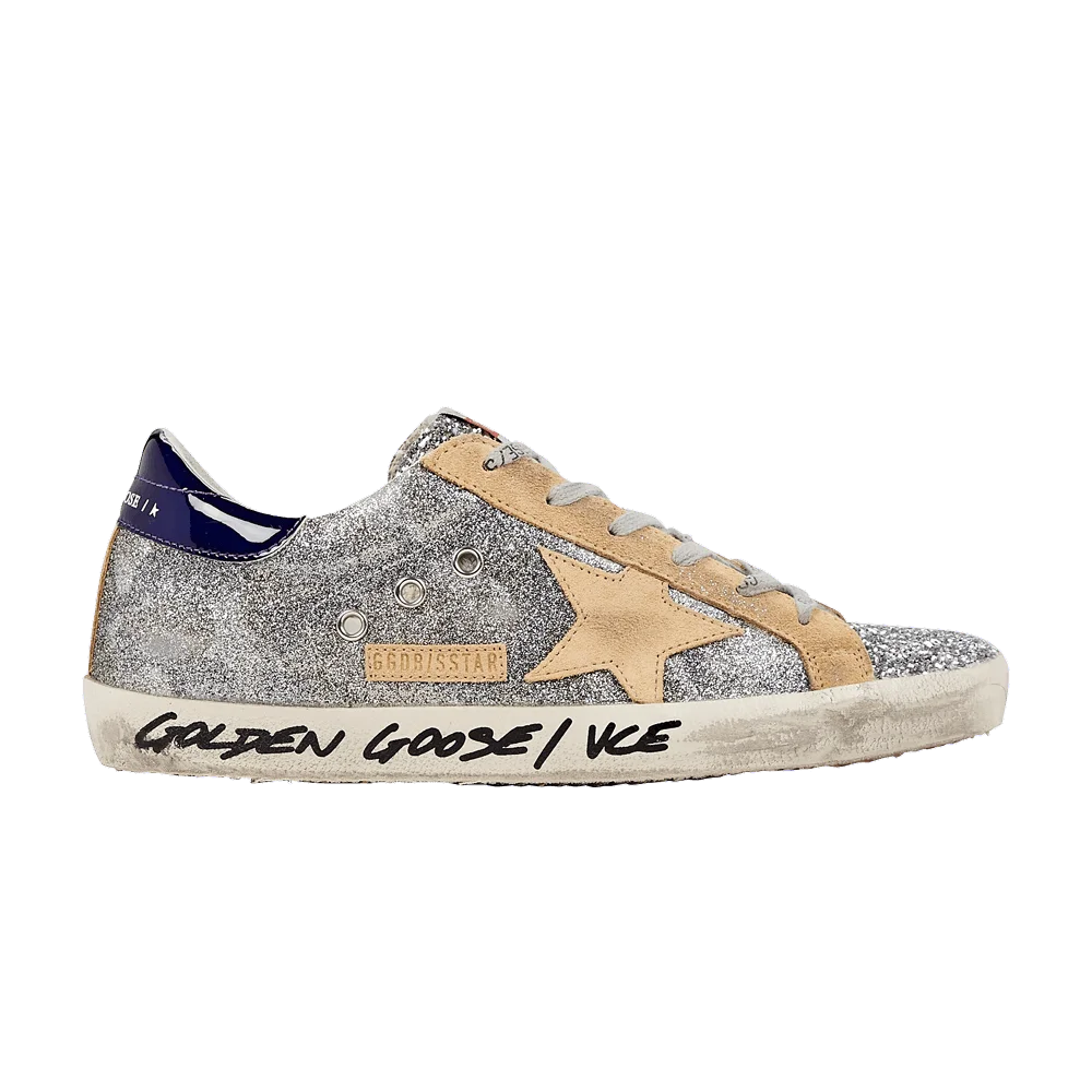 Кроссовки Golden Goose Wmns Superstar 'Camo Glitter - Silver'