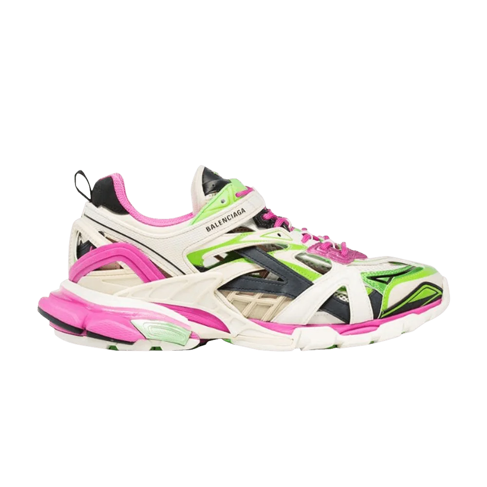 Кроссовки Balenciaga Track.2 Trainer 'Pink Green'