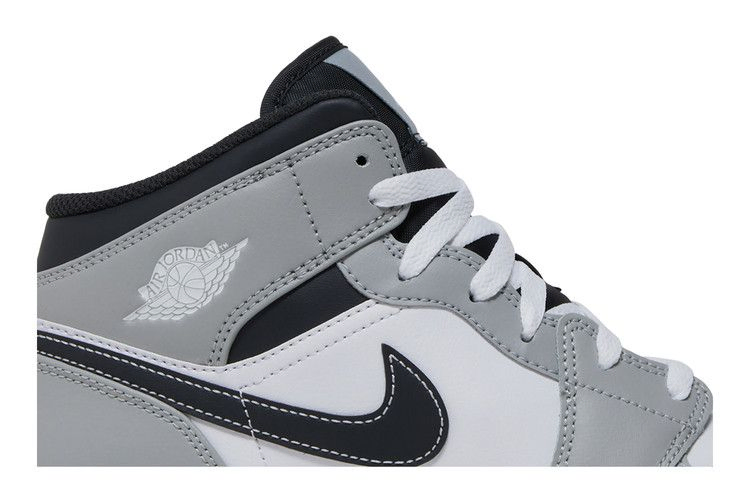 Кроссовки Air Jordan 1 Mid GS 'Light Smoke Grey'